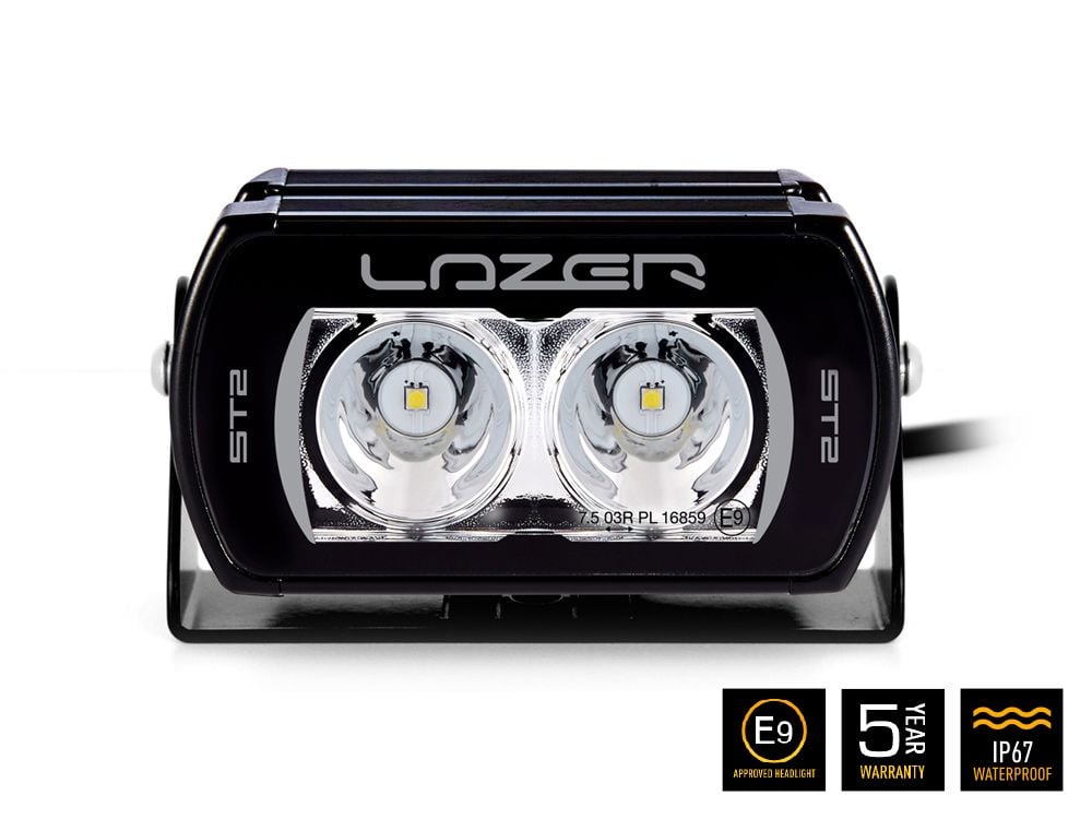 Lazer ST2 Evolution Extra Light Ramp 5" (124 mm) - Produkt set fra siden | Lazer