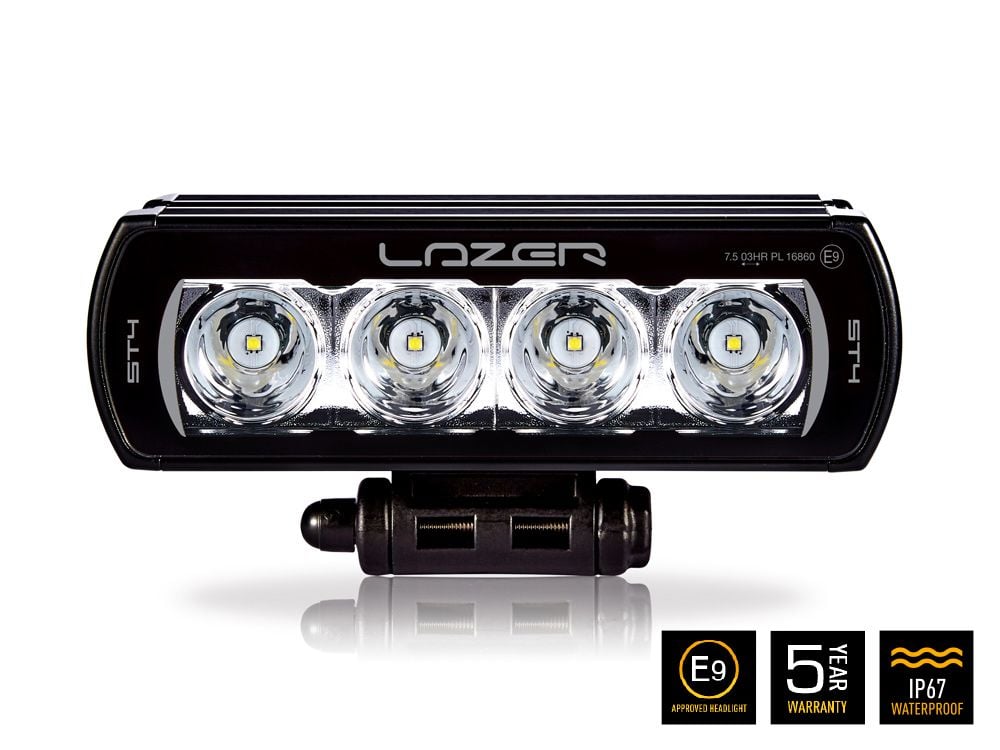 Lazer ST4 Evolution Extra Light Ramp 8" (204 mm) - Produkt set fra siden | Lazer