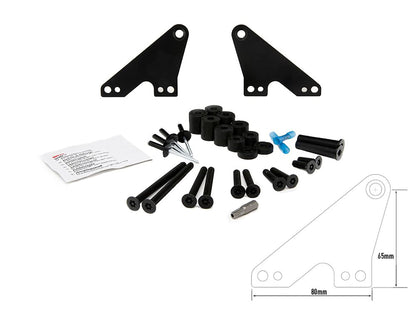 Lazer Roof Mount Kit Hilux 65mm høj - Produktbillede set forfra | Laser