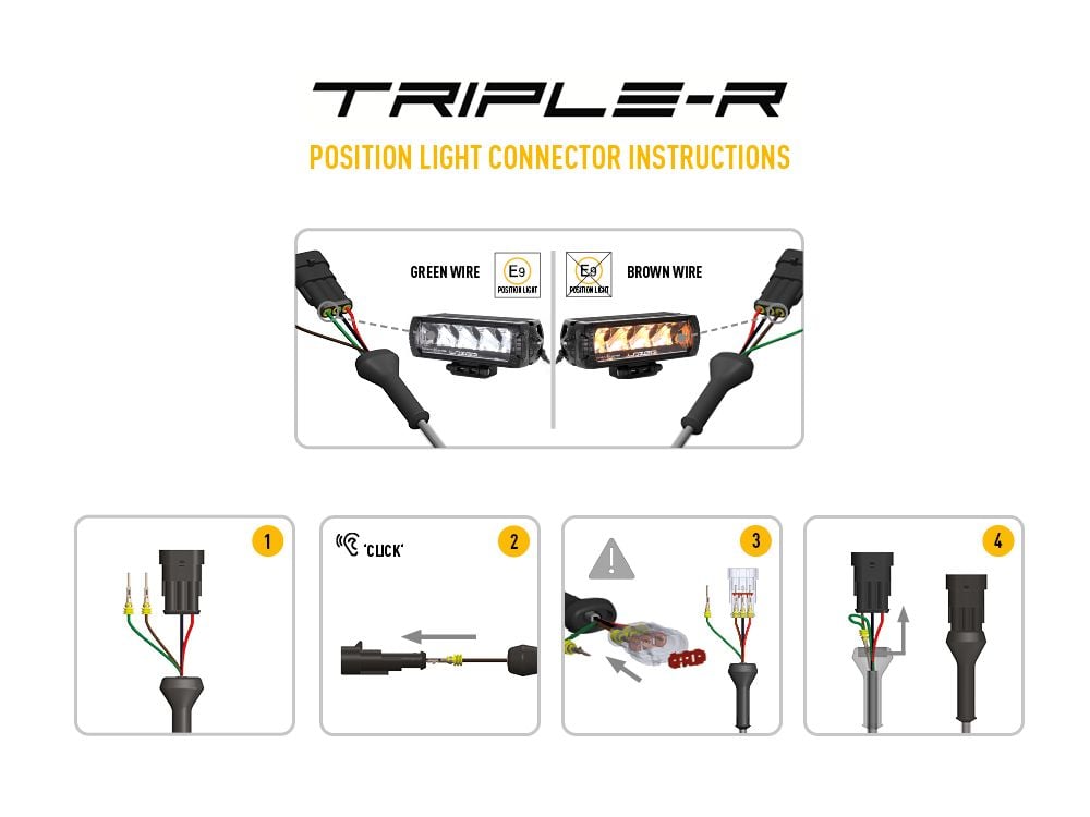 Lazer Triple – R 750 Std ekstra lys rampe 8,6" (230 mm) pos.lys – ekstra billede | Lazer
