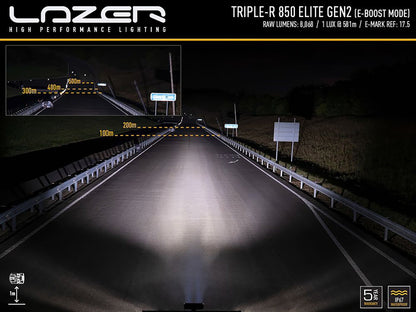 Lazer Triple - R 850 Elite Extra Light Bar 12,7" (322 mm) - I brug | Laser