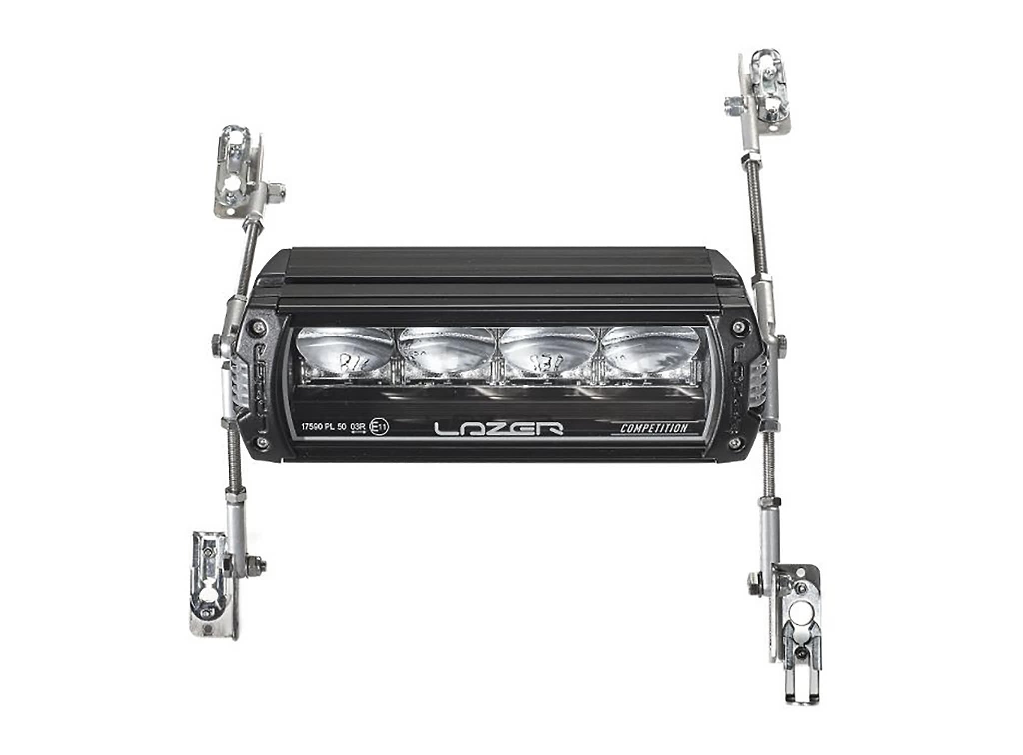 Lazer Universal Lamp Mounting System 1 Rampe - Produktbillede set forfra | Laser