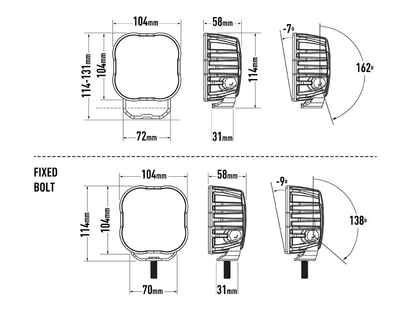 emballage og medfølgende tilbehør til Lazer Utility – 50 – Tail Light & Flash Light – Lazer