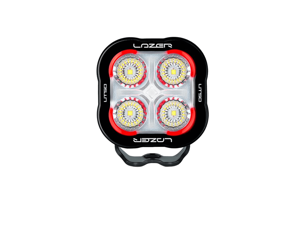 Lazer Utility – 50 – Rød baglygte – Produktbillede forfra | Laser