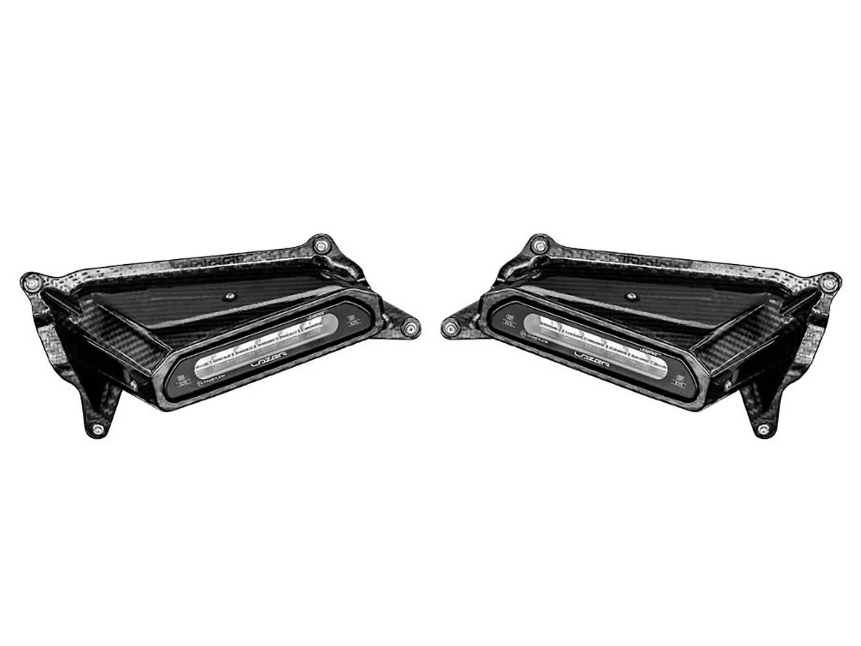 Lazer Left Ekstra lyskasse Rally 1x Linear – 6 Elite Skoda R5 – produktbillede forfra | Laser