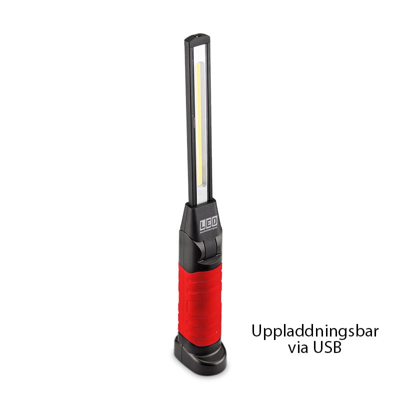 nærbillede af detaljer og materialer af Arbejdslampe HH340 – USB – LEA