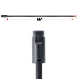 Chassiskabel 6M med 8PIN han - produkt set fra siden | LEA
