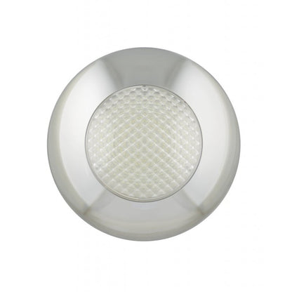 produktbillede forfra med interiørlampe Ø143mm – Krom – LEA