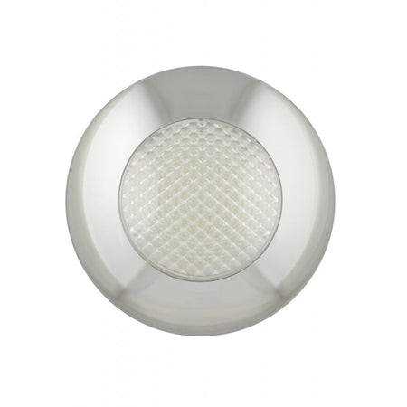 produktbillede forfra med interiørlampe Ø143mm – Krom – LEA