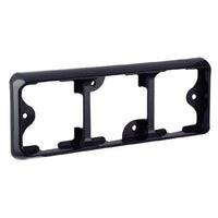 Lamperamme 3x100 - serie Sort - produktbillede forfra | LEA