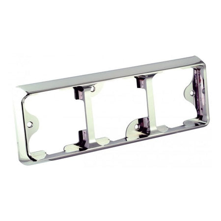Lamperamme 3x80 - serie Krom - produktbillede forfra | LEA