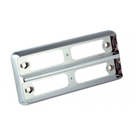 Lamperamme til 2 stk 200mm – Krom – produktbillede forfra | LEA
