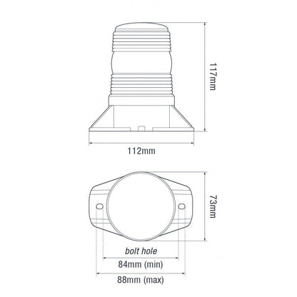 LED kompakt advarselslys - i brug | LEA