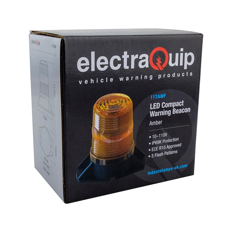 LED kompakt advarselslys - emballage og indhold | LEA