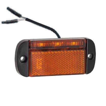 produktbillede forfra, der viser sidemarkering 3LED 2PIN – LEA