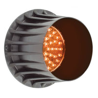 Trafiksignal Gul 12V - produktbillede forfra | LEA