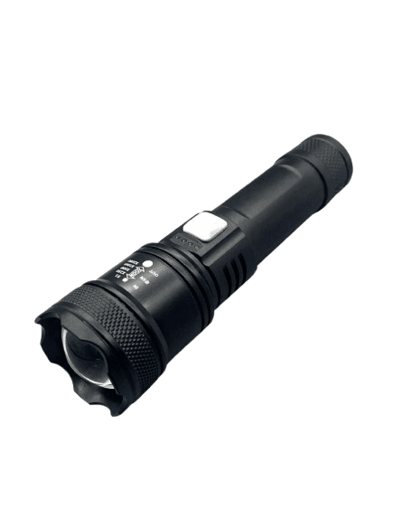 Genopladelig LED - Lommelygte - 3 tilstande, zoom og vandtæt design - Carlevel - Lommelygter og pandelamper