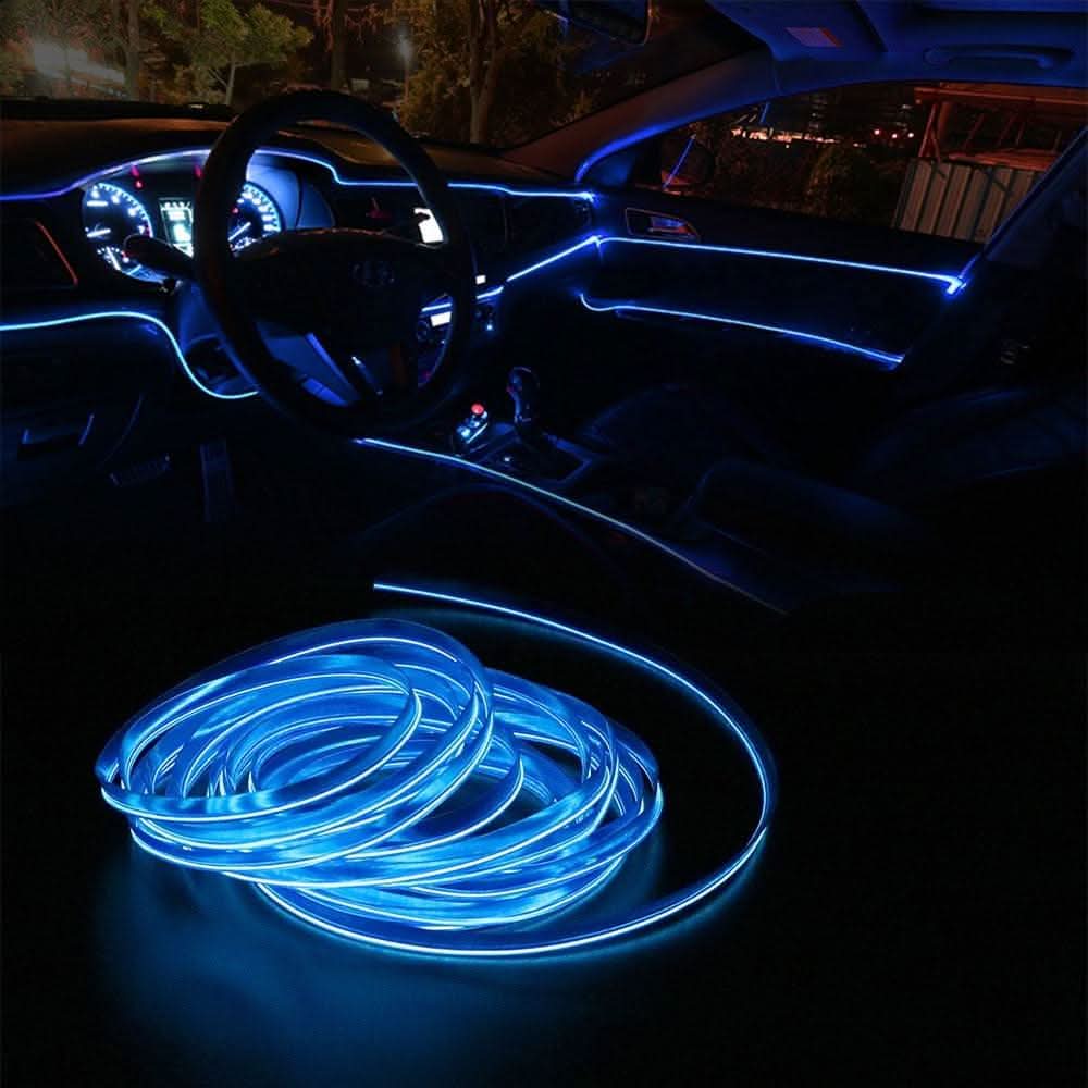 CarLevel GlowStrip - Fleksibel RGB LED Dekorativ Strip, App-styret belysning til bilinteriør - Carlevel - 
