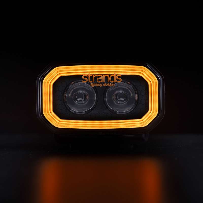 LED-rampe FOR9T Light Pod 4" 2600 lm - Hvid/Orange Pos-lys - i brug | Carlevel