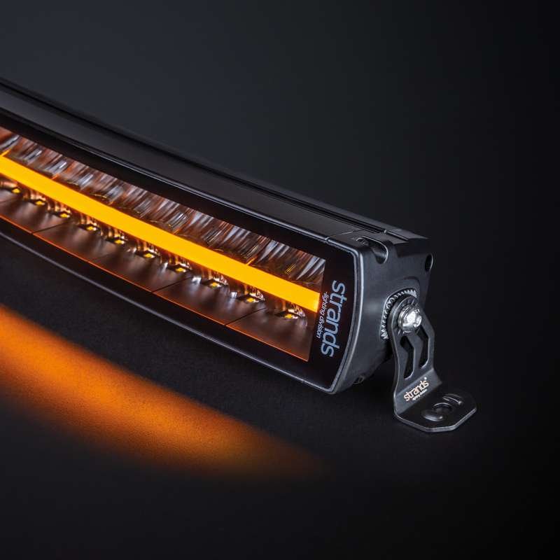 LED-rampe Siberia DRC 22″ buet 6161 lm hvid-orange – buet design – produktbillede forfra | Carlevel