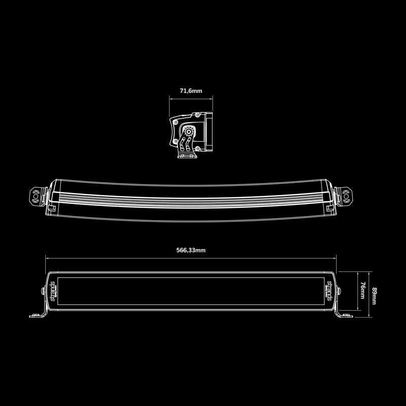 LED-rampe Siberia DRC 32″ 12.663 lm 1 lux @ 724 m – i brug | Carlevel