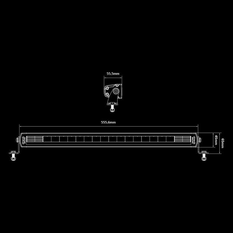 LED-rampe Siberia SR 22″ 4.254 lm Extended Beam – E-godkendt – tilbehør og dele | Carlevel