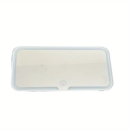 LED Vanity Mirror Car - Genopladelig med Touch Control og justerbart lys - Nærbillede detaljer | Carlevel