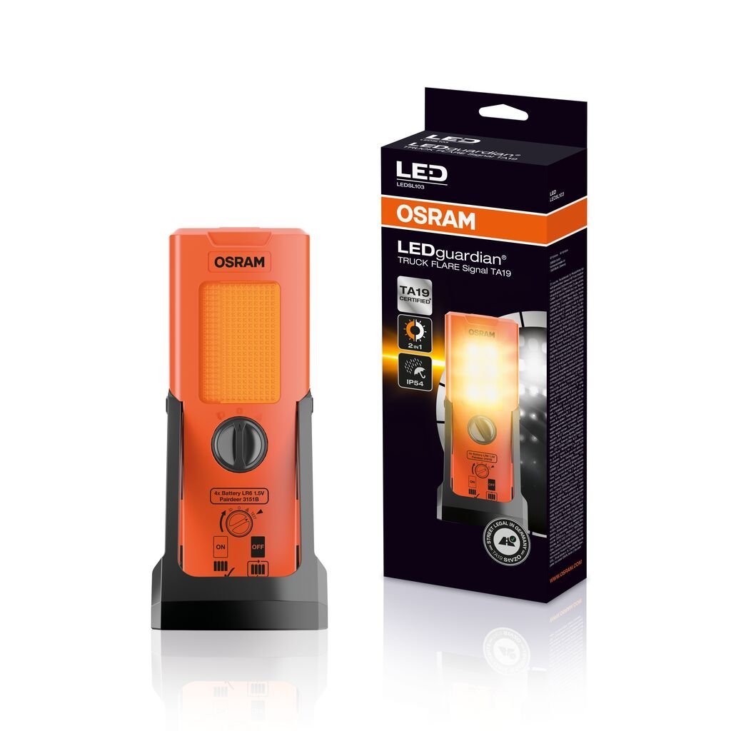 LEDguardian TRUCK FLARE Signal TA19 - produktbillede forfra | OSRAM