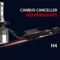 LEDIS – ON S2 Canbus – Modstand H4 – produktbillede forfra | LEDIS TIL