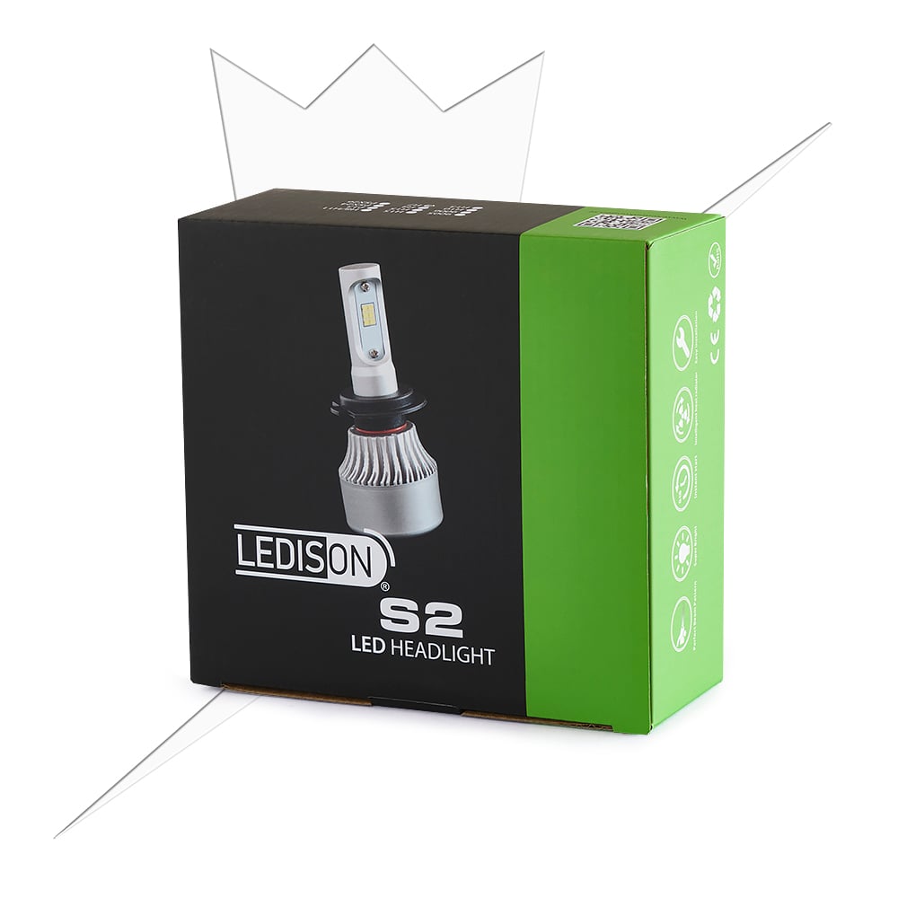 produktbillede 17 af Ledis – On S2 Led Conversion H7 – LEDIS-ON