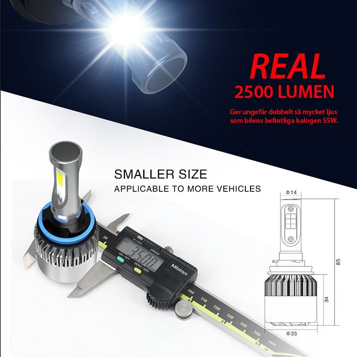 supplerende produktbillede af Ledis – On S2 Led Conversion H7 – LEDIS-ON