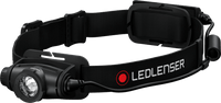 LEDLENSER H5R CORE Sort ES – produktbillede forfra | LED LINSER