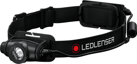 LEDLENSER H5R CORE Sort ES – produktbillede forfra | LED LINSER