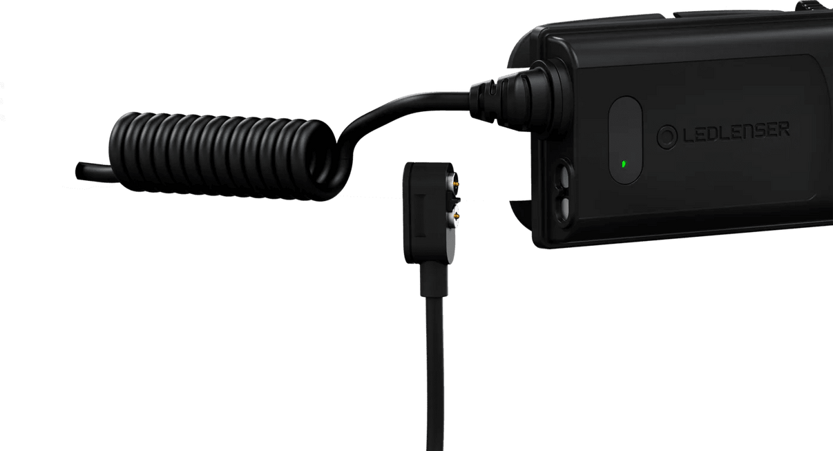 LEDLENSER H5R CORE Sort ES - produkt set fra siden | LED LINSER