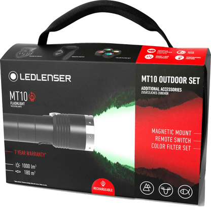 LEDLENSER MT10 COMBO Sort – nærbillede detaljer | LED LINSER