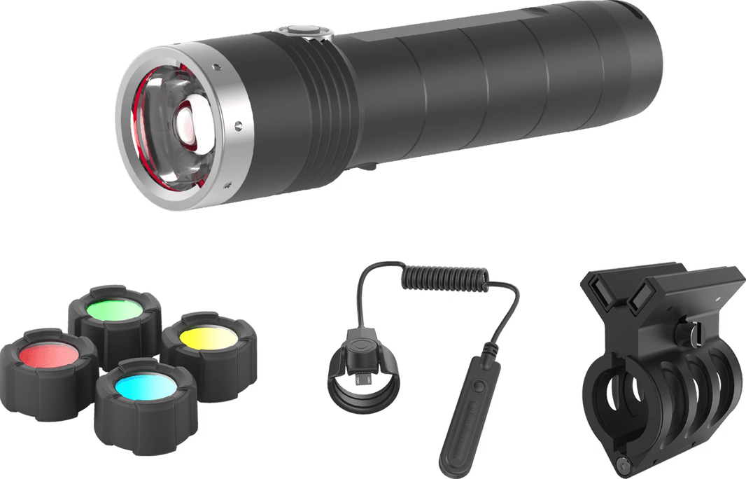 LEDLENSER MT10 COMBO Sort – produktbillede forfra | LED LINSER