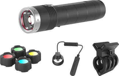 LEDLENSER MT10 COMBO Sort – produktbillede forfra | LED LINSER
