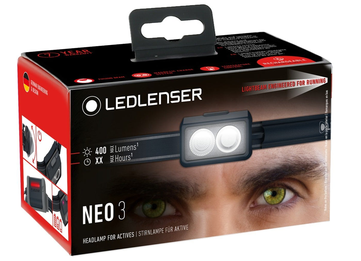 LEDLENSER NEO3 Sort/Grå ONE – alternativ visning | LED LINSER