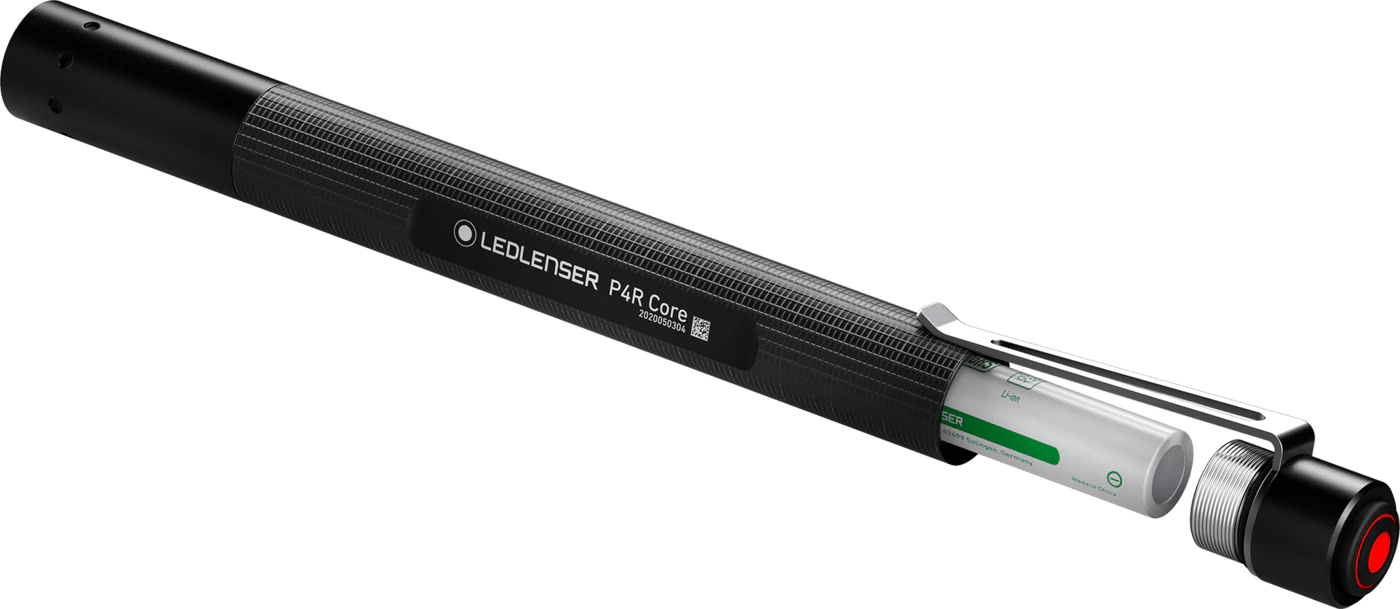 LEDLENSER P4R CORE – nærbillede detaljer | LED LINSER