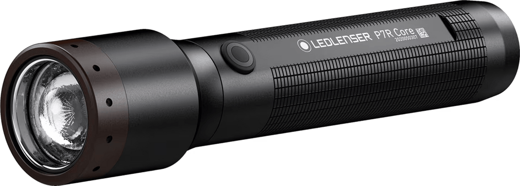 LEDLENSER P7R CORE Black ONE – produktbillede forfra | LED LINSER