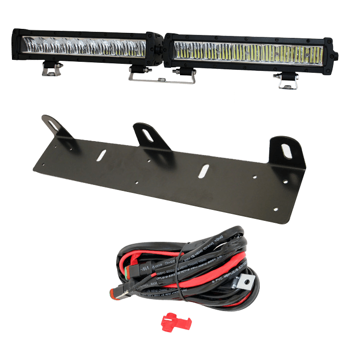 Ledramp Paket ® X10 Duo – 200W – 148,8W – 10-32V – LUXTAR – produktbillede forfra | LUXTAR
