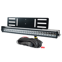 produktbillede forfra viser Led rampe Pakke LUXTAR X24 Black Edition – Forsænket – 240W – LUXTAR
