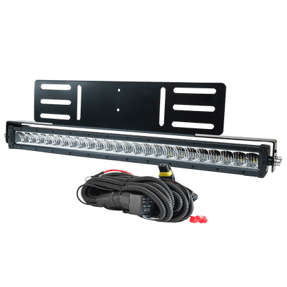 produktbillede forfra viser Led rampe Pakke LUXTAR X24 Black Edition – Forsænket – 240W – LUXTAR