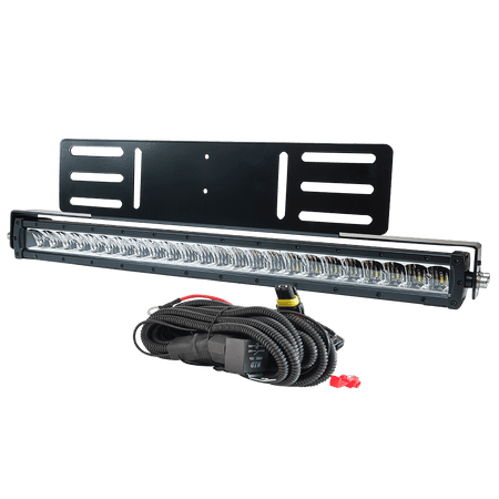 produktbillede forfra viser Led rampe Pakke LUXTAR X24 Black Edition – Forsænket – 240W – LUXTAR