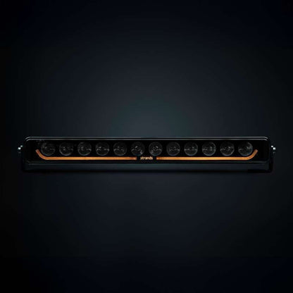 LED-rampe Strands Dark Knight Identity 20" 11000 lm - produkt set fra siden | Strands Lighting Division