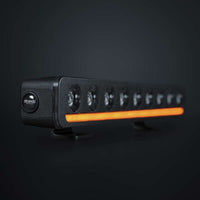 LED rampe Strands Lighting Division Nuuk D-Line 10″ 5.500 lm - Sort design - produktbillede forfra
