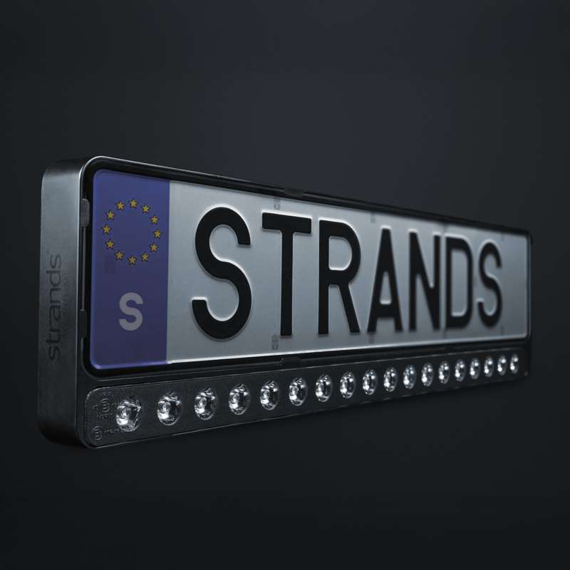 LED rampe Strands Lighting Division Nuuk E-Line Sort 20″ 8.100 lm - nærbillede detaljer | Strands Lysafdeling