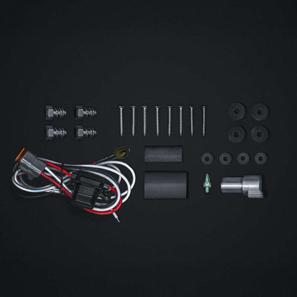 LED rampe Strands Lighting Division Nuuk E-Line Duo Sort 2×10″ 8.100 lm – emballage og indhold