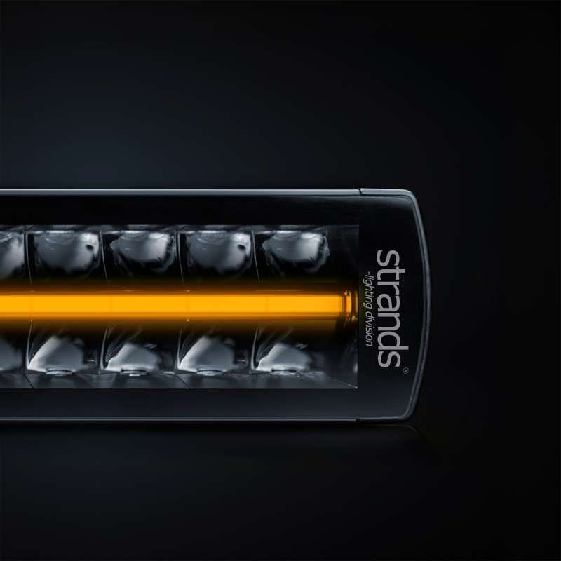 LED rampe Strands Siberia DR 8" - 2002 lm hvid/orange - tilbehør og dele | Strands Lysafdeling