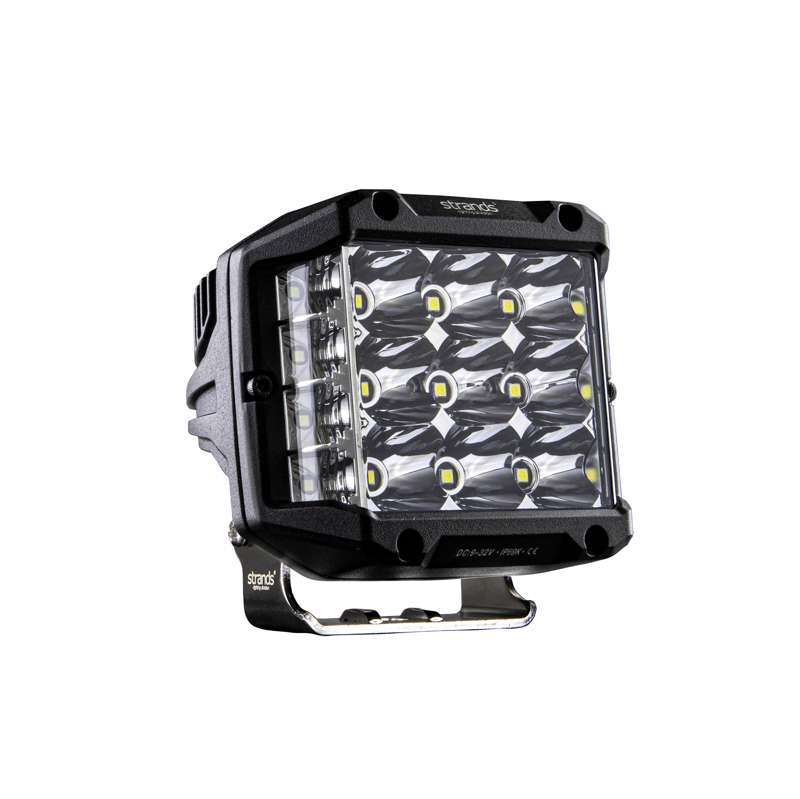 LED-rampe Strands Lighting Division Side Shooter XL 5″ 4548 lm – 140° combo kompakt – produktbillede forfra